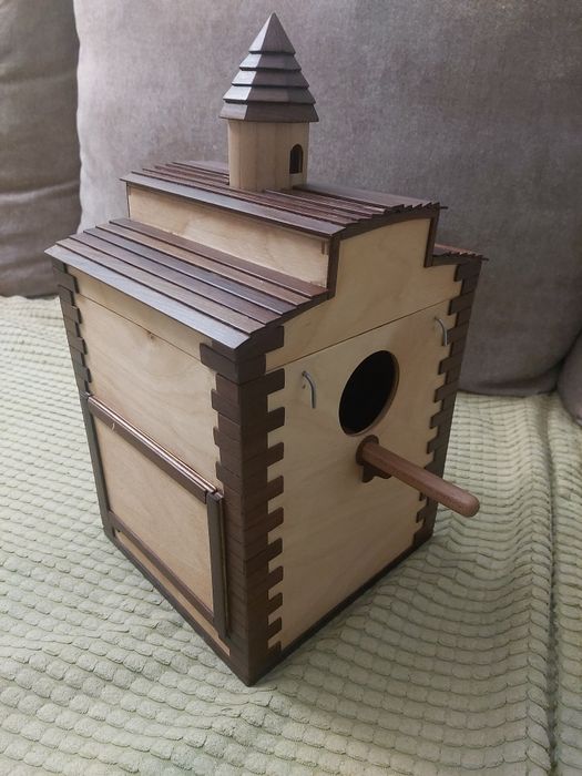 Домик для волнистых попугаев