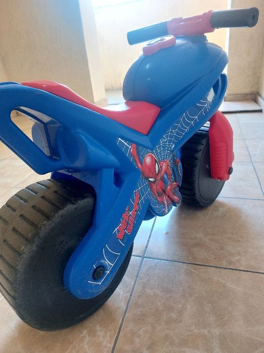 Каталка Полесье мотоцикл Spiderman эксклюзив