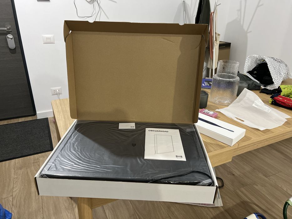 Obegransad Ikea LED wall lamp (Swedish House Mafia), negru