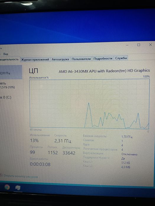 Ноутбук 4ядра 12гб/700гб