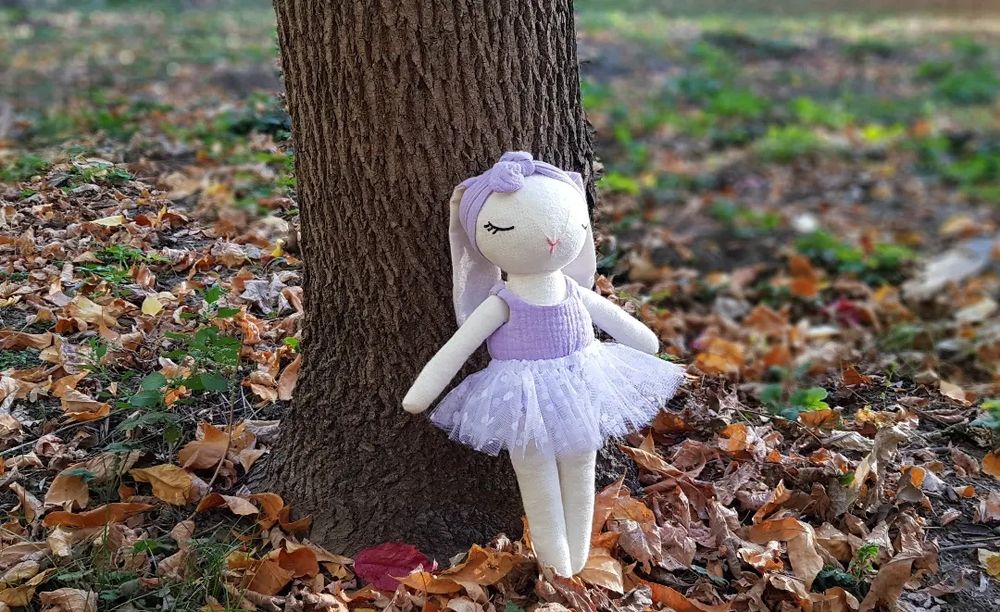 Balerina din bumbac lucrata manual