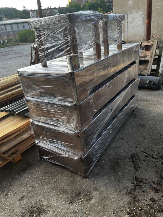 Дървен масивен шезлонг Макси