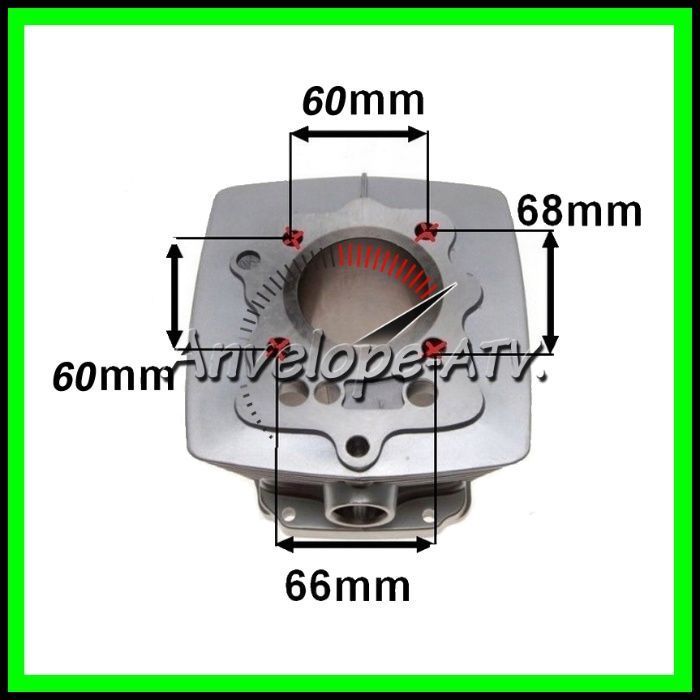 CILINDRU ATV 250 Aer Piston 67MM Zongshen SHINERAY Bashan Honda Lifan