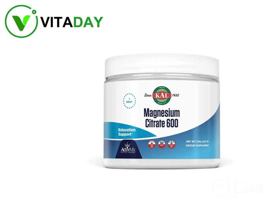 KAL Magnesium citrate 600mg ActivMix Instant Powder