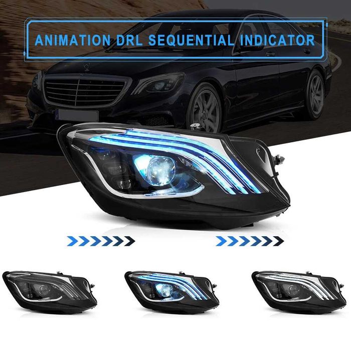 LED фарове Mercedes S-Class W222 Facelift Look (2014-2017) farove