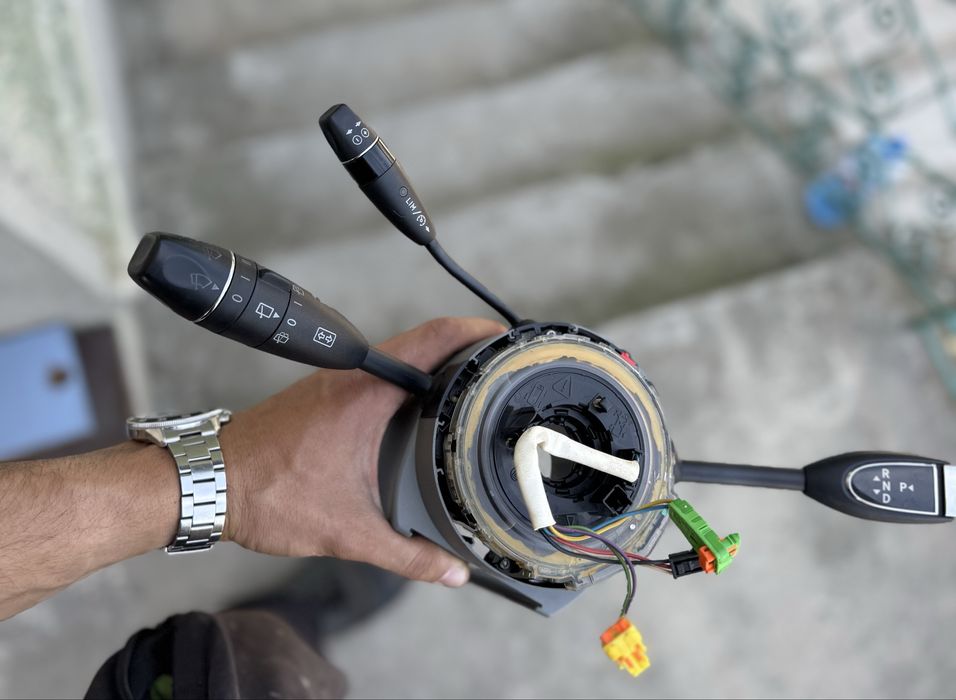 Лентов кабел, датчик ъгъл завиване, лостчета за Mercedes ML, GL, R