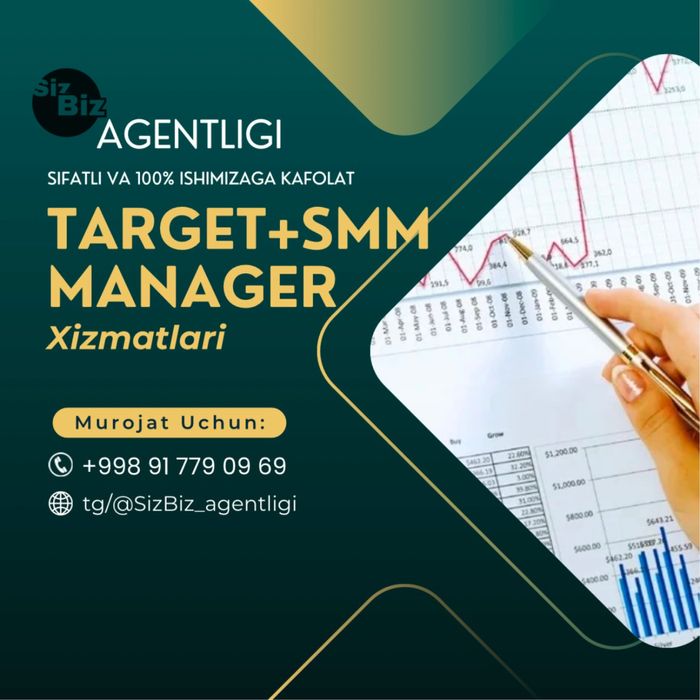 SMM | TARGET Xizmatlari 2 Yilik Tajriba