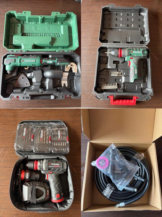 Pachet scule Parkside, Black & Decker, Einhell, Milwaukee, Noi si folosite