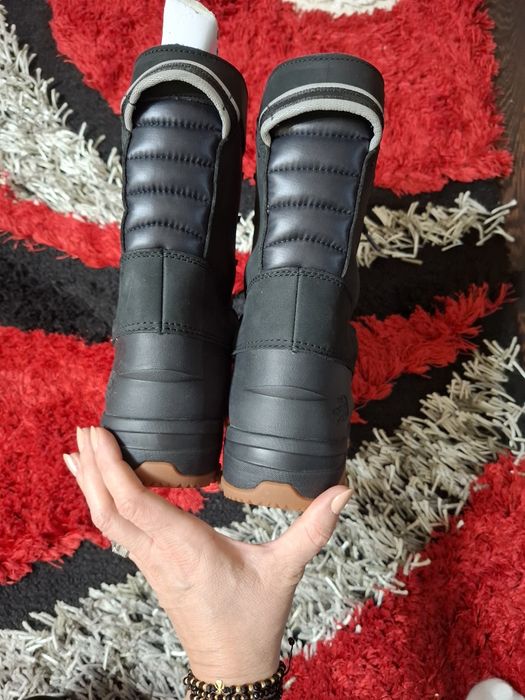 Cizme de zăpadă Yukiona Mid Boot T93K3BKX7 Negru