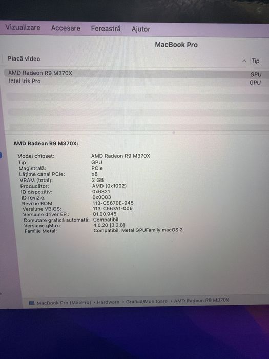 Macbook Pro A1398 i7 quadcore 16g 1tb ssd 15 Retina