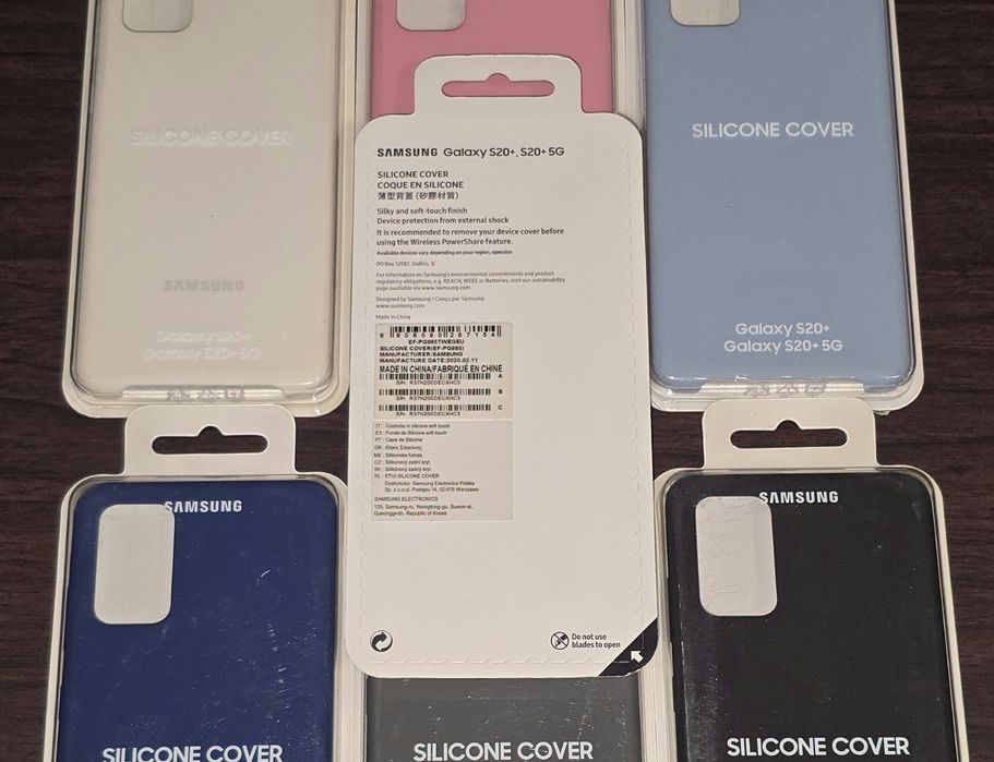 Husa silicon originala Samsung Silicone Cover S20+ S20 Plus 5G