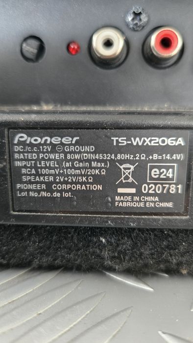 Pioneer TS-WX206A активна баскаса