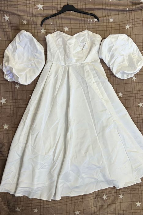 Белое платье на выпускной