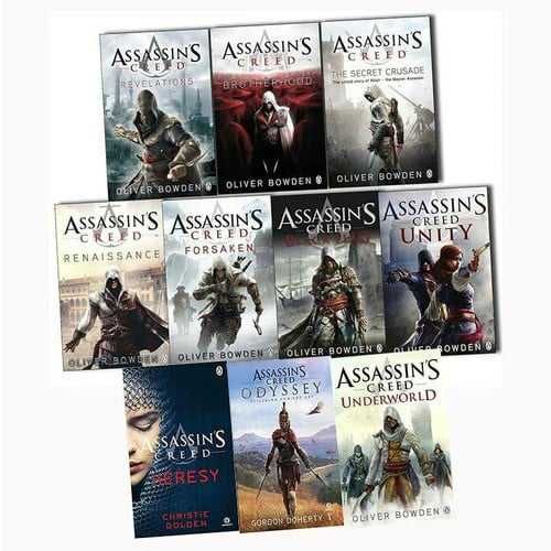 Assassins Creed Official 10 Books Collection Set By Oliver Bowden