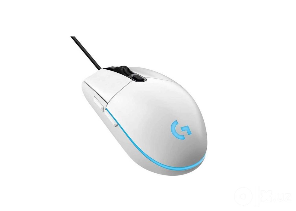 ( Проводная игровая мышь Logitech G203 Lightsync White