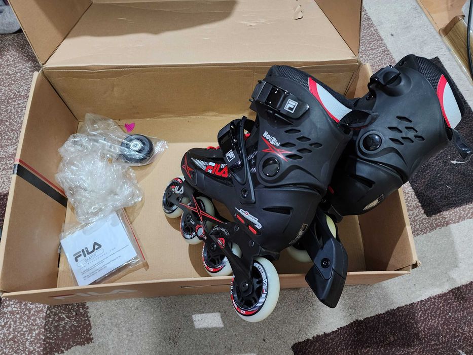 Ролики FILA Houdini 80mm, размер EU39, UK6, US8. Роликовые коньки