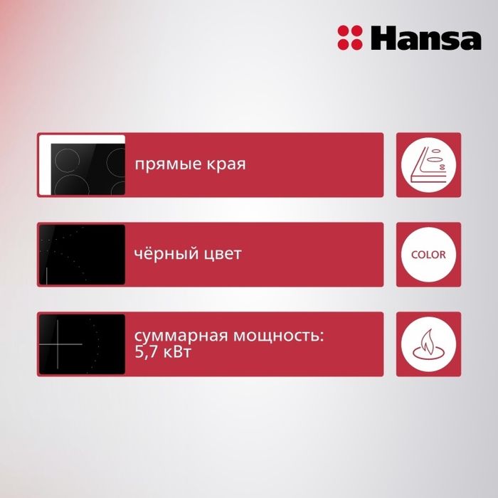 Варочная поверхность Hansa BHC66206