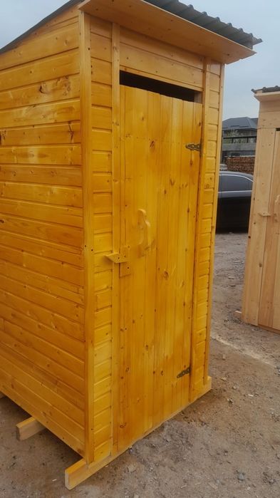 Уличный Деревянные туалет для дачи