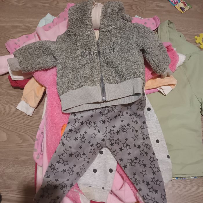 Лот зимни дрешки и Коледно костюмче 56-74р-р