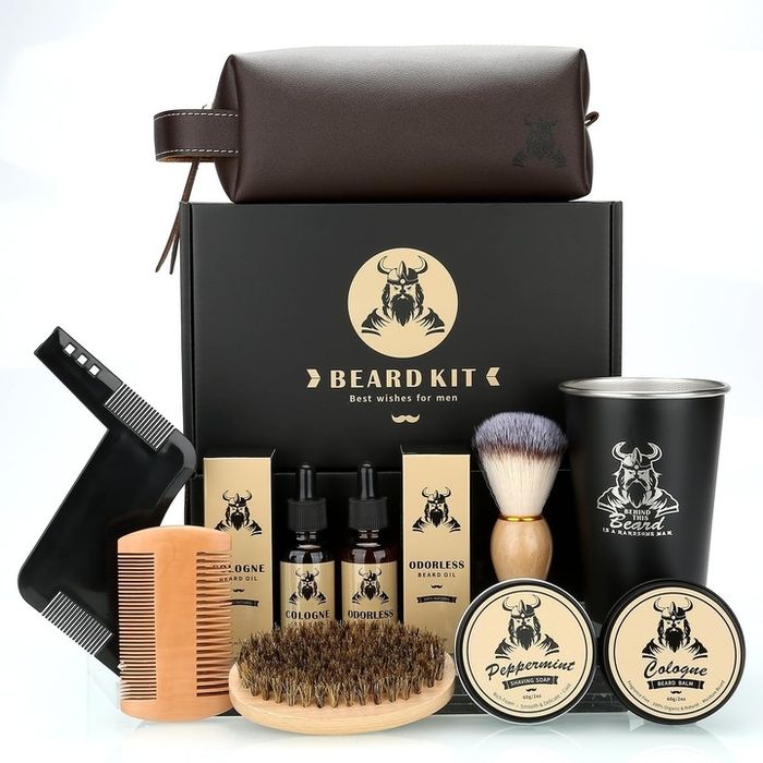 Луксозен комплект за брада – 9 части (Beard Kit)