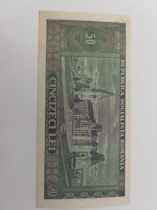 bancnota 50 de lei 1966