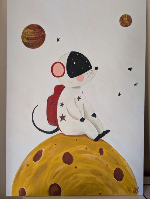 Tablou pictat la comanda