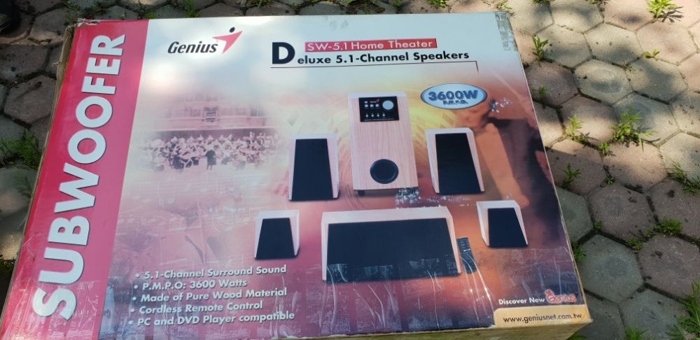 Сабвуфер и колонки