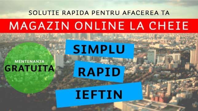 Magazin Online la cheie mententanta INCLUSA creare magazin online