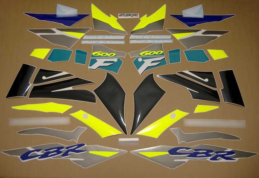 Стикери Honda CBR 600 F3 1995г.-1998г. лепенки хонда цбр ф3 графики