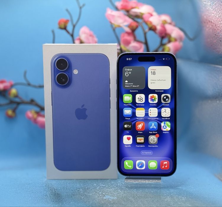 Apple iPhone 16, 128 GB, Ultramarine