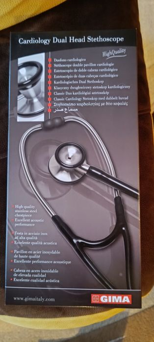 Кардиологичен стетоскоп / слушалка Gima