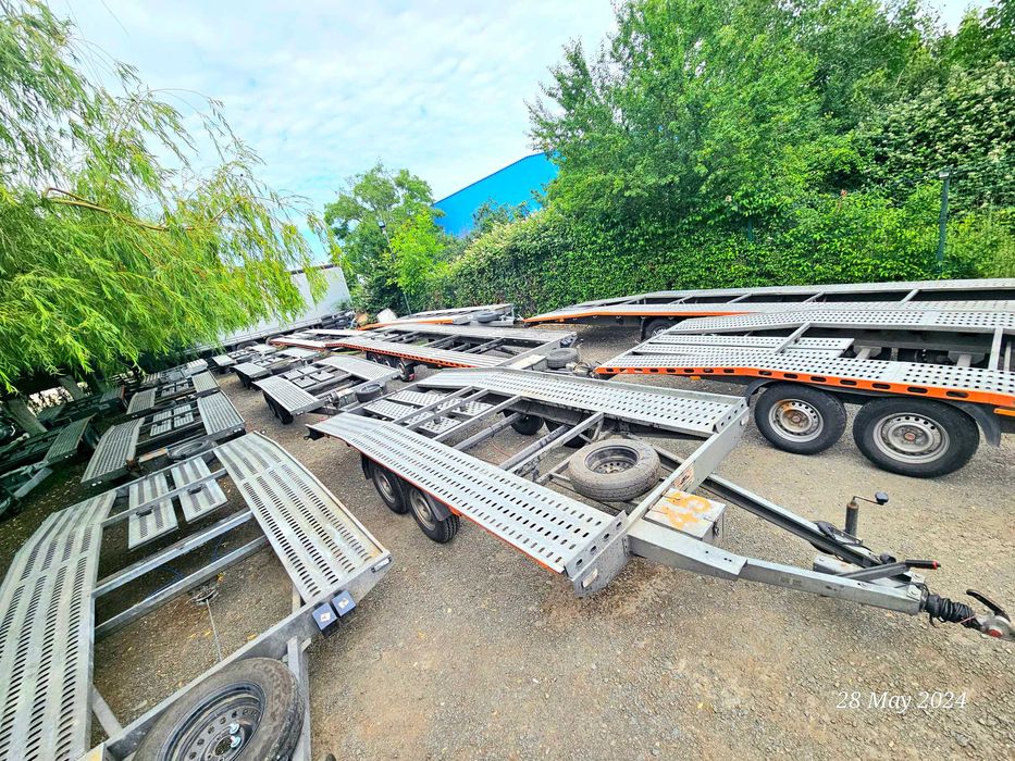 inchiriez trailer dublu remorca motociclete atv platforma slep