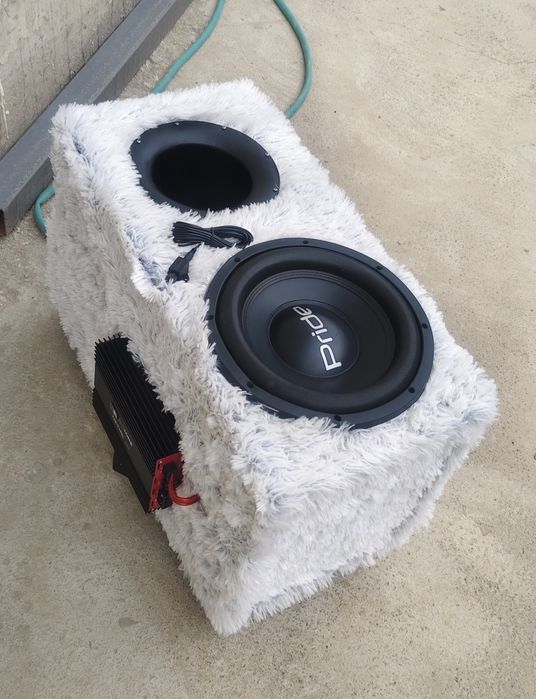 Сабвуфер Pride 1000/2000w с моноблокам новый