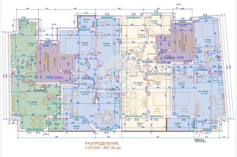 Продава се Тристаен апартамент в София, Банишора - 119 кв.м за 1280 €/кв.м - Снимка #1