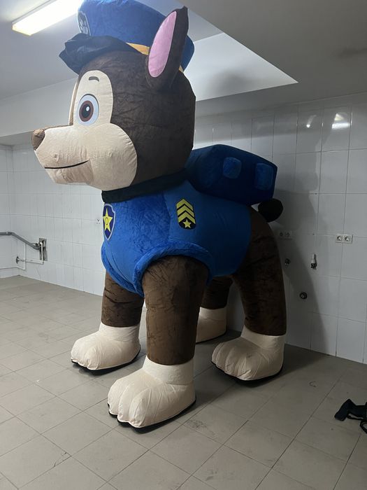 Vand mascota gonflabila câini de patrulă 2.6 m inaltime
