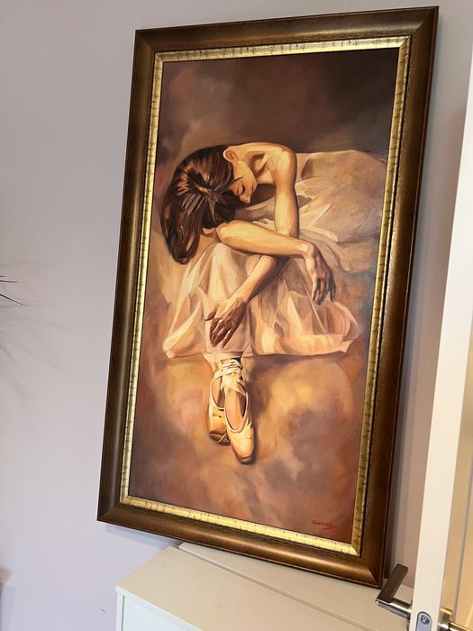 Vand urgent Tablou Mare 120/80 Balerină superb