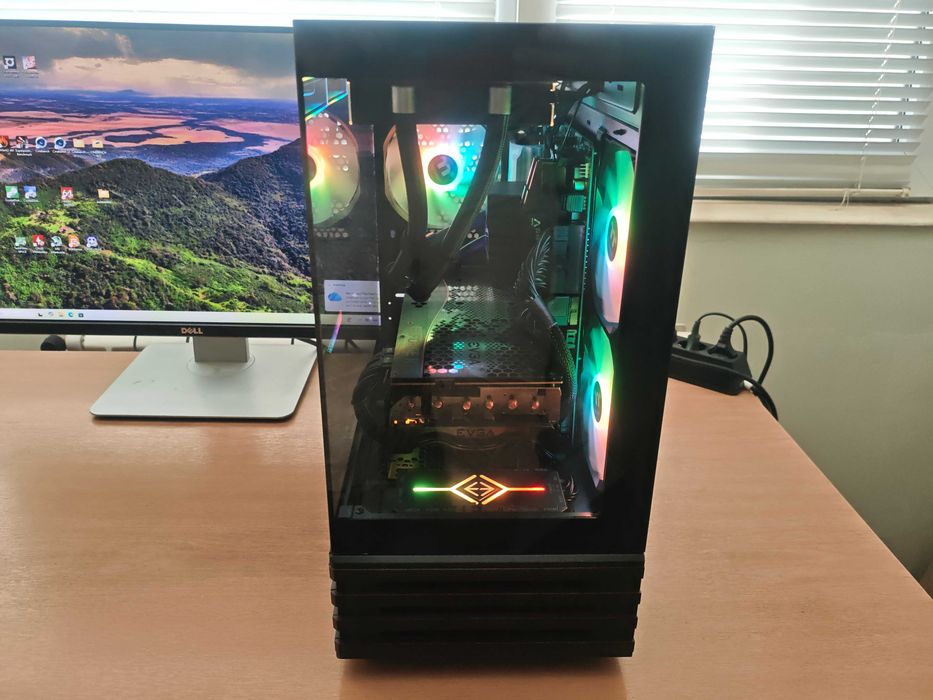 Геймърски компютър, Ryzen 5700x, Rtx 3070, 32gb Ram, 1tb ssd, 850W, водно охлаждане