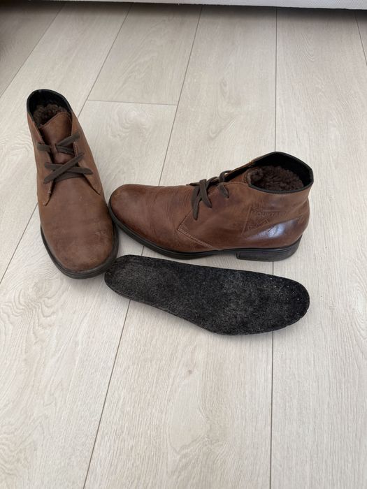 Ghete RIEKER cu blana mar 41 26,5