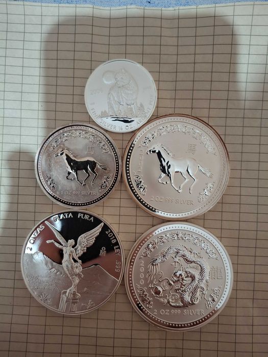 Сребро!! Сребър. Монети различни