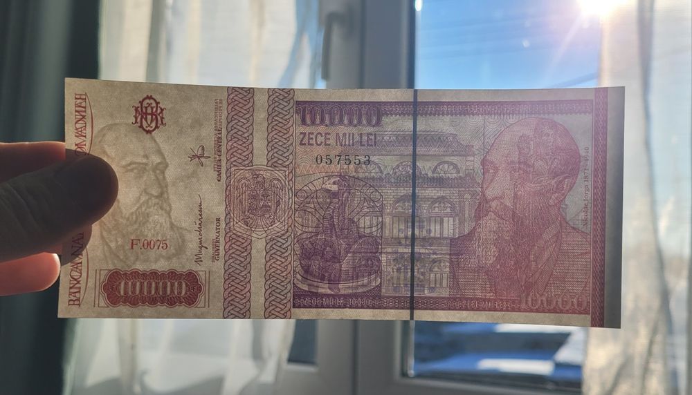 Bancnota 10000 lei 1998 unc bani vechi