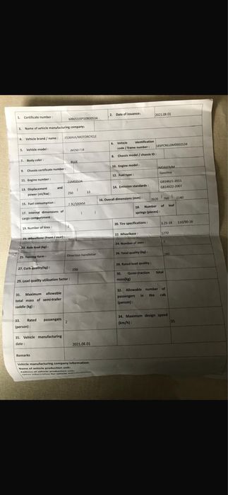 Мотоцикл Jelmaia
