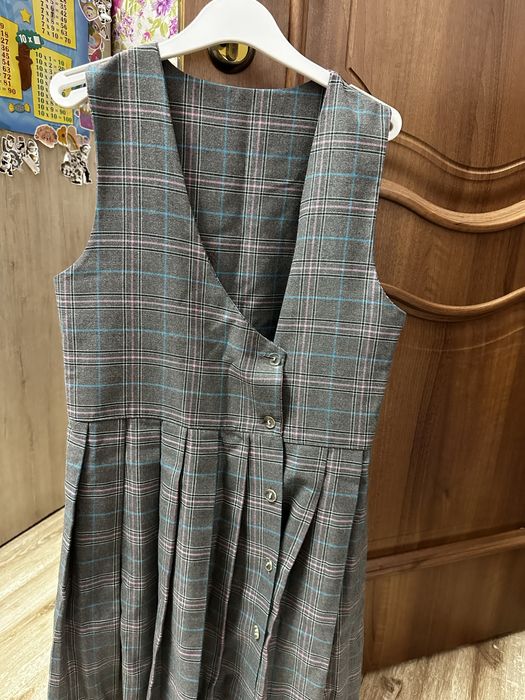 Школьная форма серая СШ имени Абай