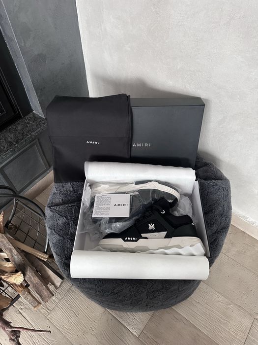 Amiri MA-1 Black White / Negru Alb