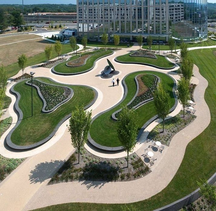 Промышленный и общественый ландшафт