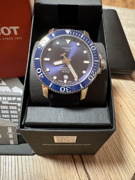 TISSOT Seastar 1000, Powermatic 80 SILICIUM Garantie