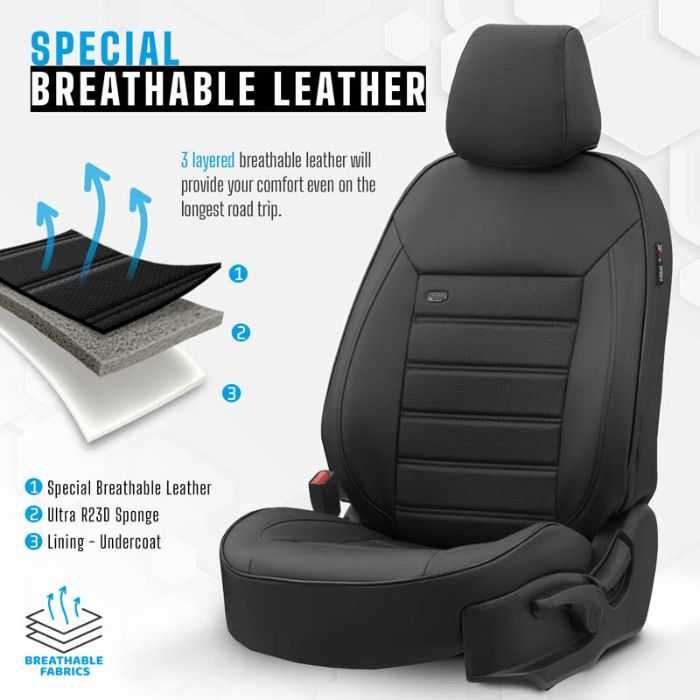 Тапицерия за седалки Otom Premium PRM106 (Черно)