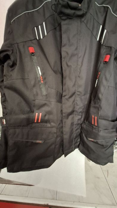 Черно мъжко туристическо яке, ARMA Moto