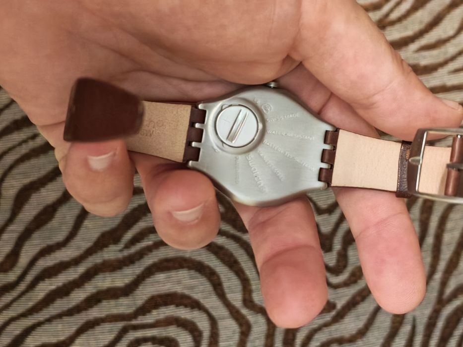 Ceas Swatch Skinbrushed (SYXS102) ultra subțire