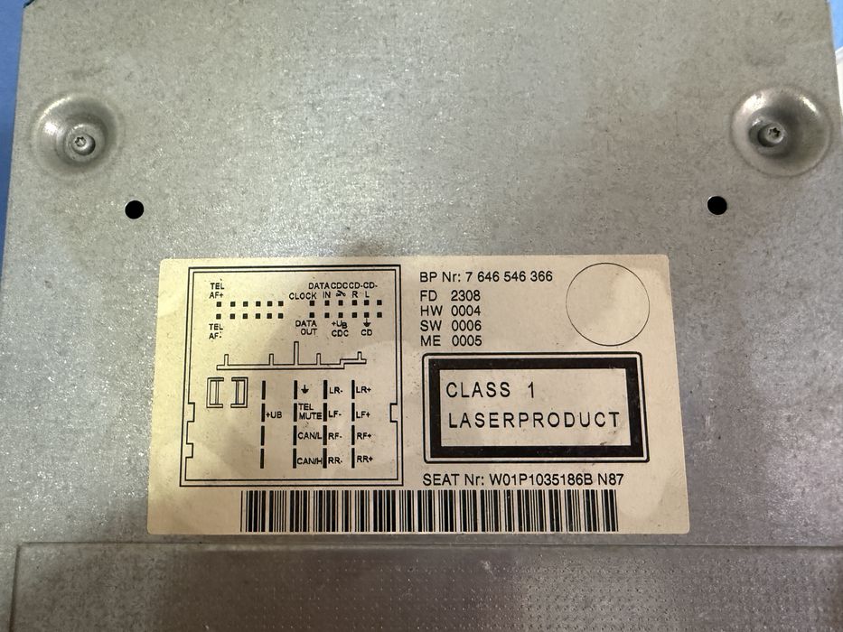 Radio seat  leon original 2009 1p