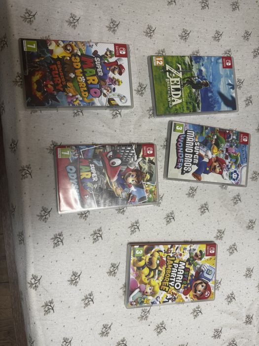 Super Mario Wonder,Zelda Breath of the wild,Super Mario Jamboree,3D